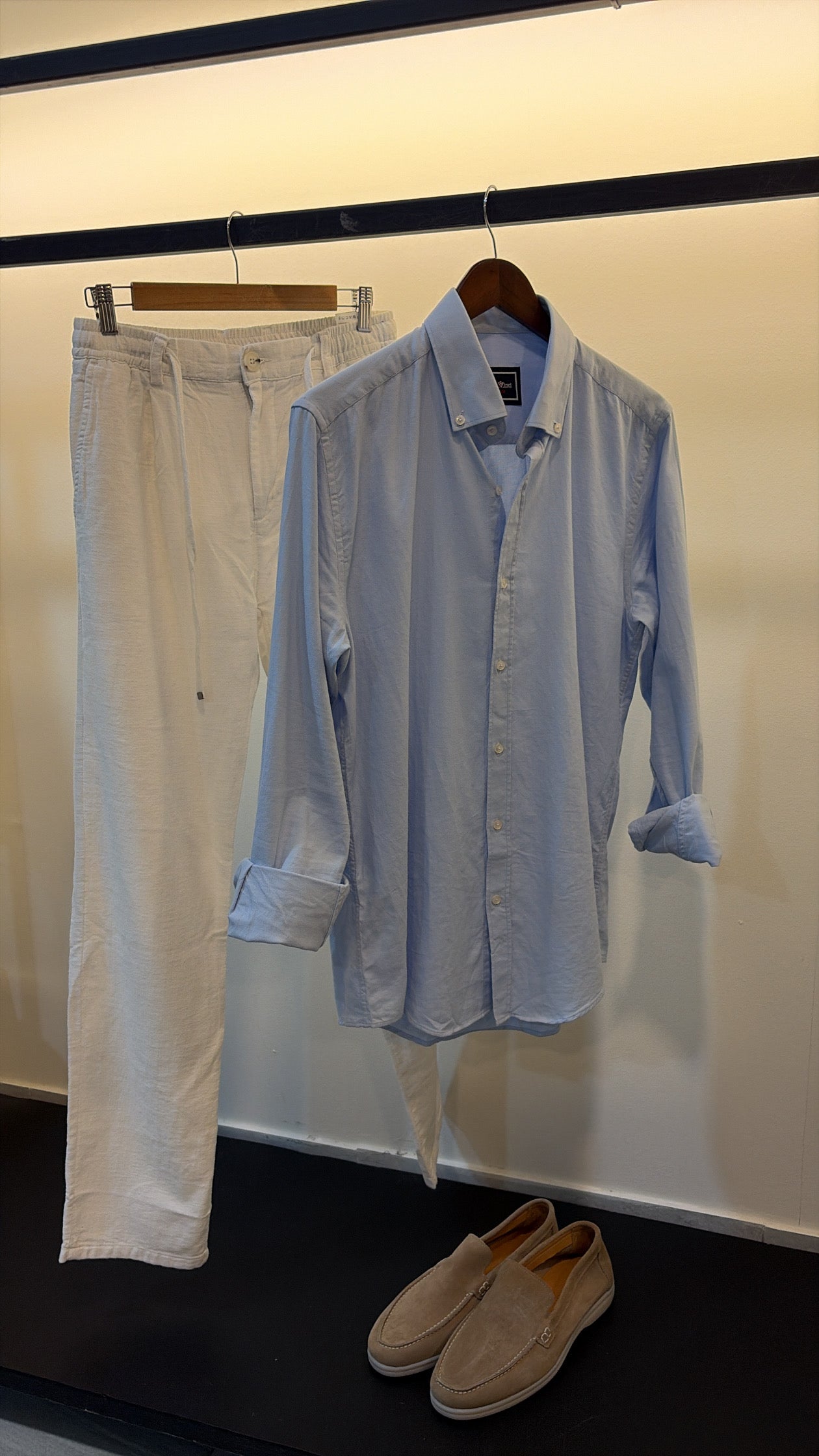 Baby blue shirt