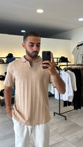 Polo shirt beige