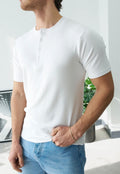 Henley Shirt White