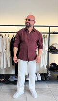 Summer Shirts Burgundy