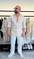 Linen Shirt Beige